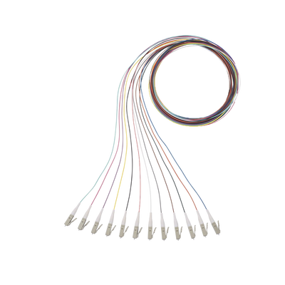 Kit de 12 Pigtails con Conector LC  Multimodo 50/125 OM3  900um  de 1 Metro
