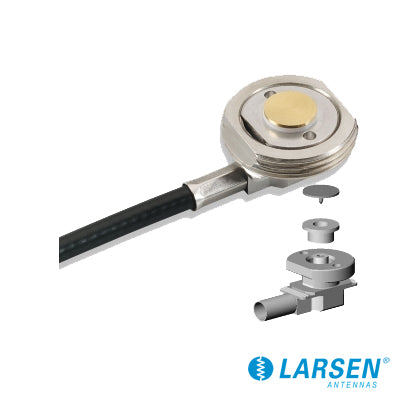 Kit de Instalación para Antenas de Alta y Baja Frecuencia  Incluye Montaje de 3/4" (NMO)  5 mts de Cable  sin Conector.