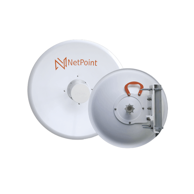 Antena Direccional Blindado para radio C5X  B5X  C6X  B6X/ 36 dBi / Diámetro  de la antena 120 cm / Frecuencia de 4.9-6.4 GHz/ Incluye montaje