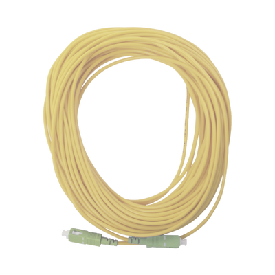 Jumper de Fibra Óptica Simplex  Monomodo  con Conectores SC/APC-SC/APC  20 metros