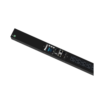 PDU G6 Monitoreable (MI) para Distribución de Energía  Enchufe de Entrada NEMA 5-15P  Con 16 Salidas NEMA 5-20R  de Instalación Vertical  120 Vca  15 Amp