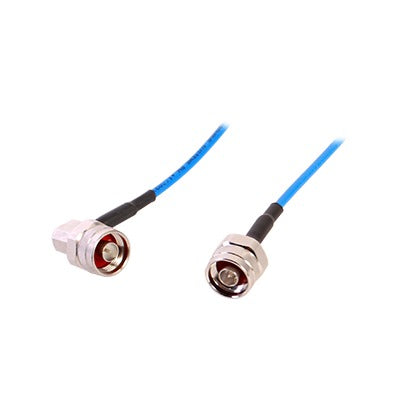 Jumper de Cable flex TFT-402-LF (1/8" diam.) de 1m  con conectores N Macho a N Macho en A/R  0-3 GHz.