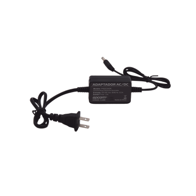 Adaptador 5 Vcc / 2A / UL / Voltaje de Entrada de 100-240 Vca / Para uso  solo en lectores biométricos de 5 Vcc de la marca ZK