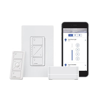 (Caseta Wireless) Kit Hub PRO controlador  atenuador  control remoto y tapa.