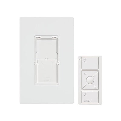 Kit  placa de pared y Control Remoto PICO Inalámbrico  complemente con un atenuador o switch on/off  Caseta  RA2  RadioRa2