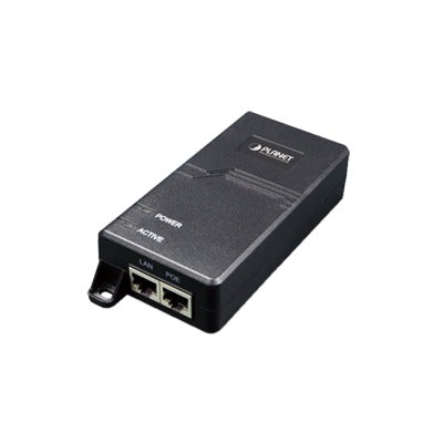 Inyector PoE  IEEE 802.3at  Puertos Gigabit  Hasta 30 W de Salida PoE (Mid-span)