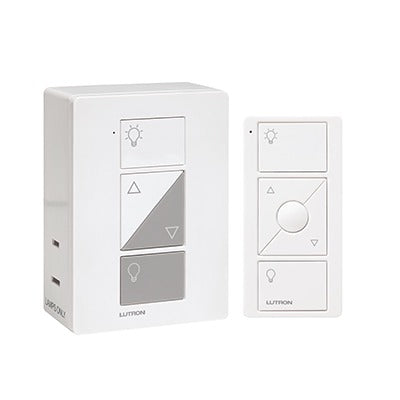 (Caseta Wireless) Kit  adaptador y control remoto PICO  Ideal para lamparas  tiene 3 funciones atenuador  on/off  repetidor señal.