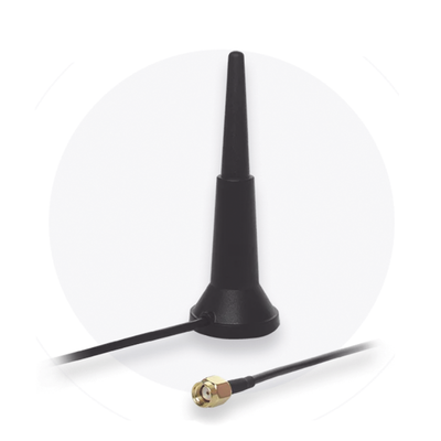 Antena WiFi Doble Banda SMA  3 dBi  Magnetica  cable 1.5M