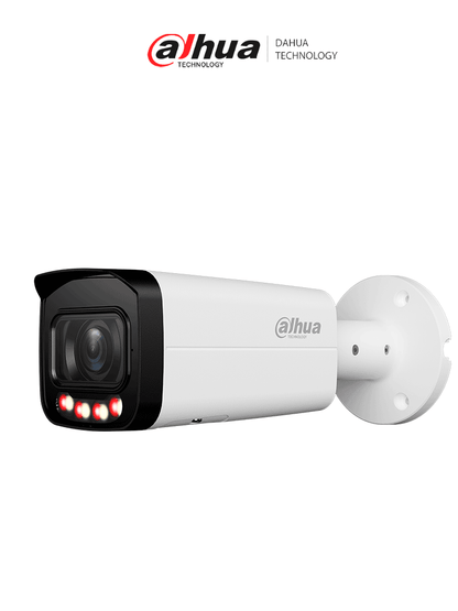 DAHUA DH-IPC-HFW3849T-ZAS-IL Cámara IP Bullet 4K de 8 MP/ lente motorizado 2.7-13.5 mm/ AcuPick/ Wizsense/ SMD 4.0. / Iluminador Dual Inteligente/ Protección Perimetral/ AI SSA/ IR 60m/ dual light/  IP67/ WDR/