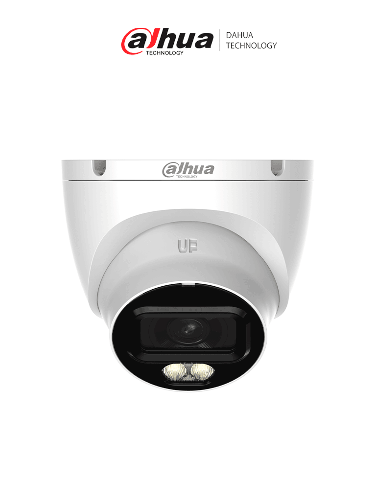 DAHUA DH-HAC-HDW1209TLQN-A-LED-0280B-S3 -Cámara Domo Full Color de 2 MP con lente de 2.8mm y ángulo de 103° Micrófono integrado  iluminación de 30 m  tecnología Starlight y DWDR. Resistente con IP67  visión clara en baja luz