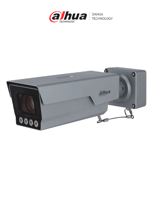 DAHUA ITC431-RW1F-IRL8 - Cámara IP LPR 4 MP/ Monitoreo inteligente del tráfico/detección de vehículos (tipo  color  marca)/ Iluminación 23 m–30 m/ Lente motorizado 10 mm–50 mm/ Captura hasta 180km/ IP67/ PoE/ IK10/ #LoNuevo