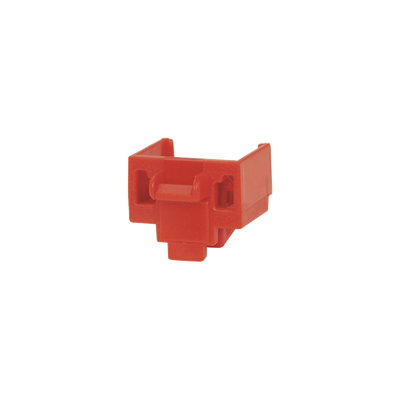 Kit de 10 Dispositivos para Bloquear Puertos Jack RJ45  Color Rojo  Incluye Llave de Extracción