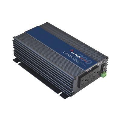 Inversor de corriente onda pura 300W  entrada 12 Vcc  salida 120 Vca 60 Hz