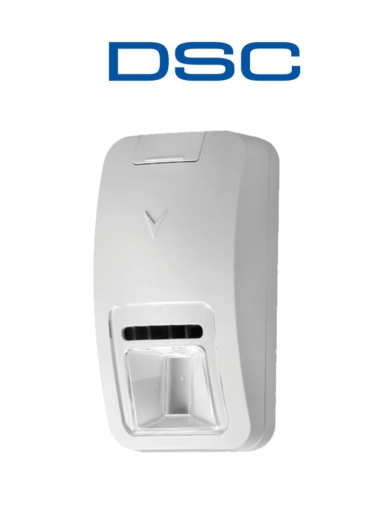 DSC PG9984P - Detector de Movimiento Óptica de espejo doble tecnología Pasivo y Microondas Inalámbrico Power G compatible con NEO  PRO  Qolsys e IoTega