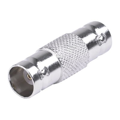 Adaptador Tipo Barril para 50 Ohm de Conectores BNC Hembra a BNC Hembra  Niquel/Oro/Polipropileno.