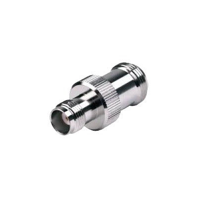 Adaptador en Línea de Conector TNC Hembra a N Hembra  Níquel/ Oro/ Teflón.