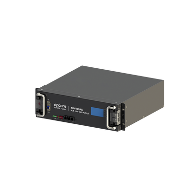 Batería de Litio de 4.8 Kwh  48 Vcc  100 Ah  3U de Montaje en Rack con Pantalla de Monitoreo Local LCD