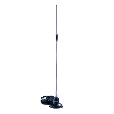 Antena móvil UHF  450-470 MHz  5.2 dB  montaje magnético  conector mini UHF Macho