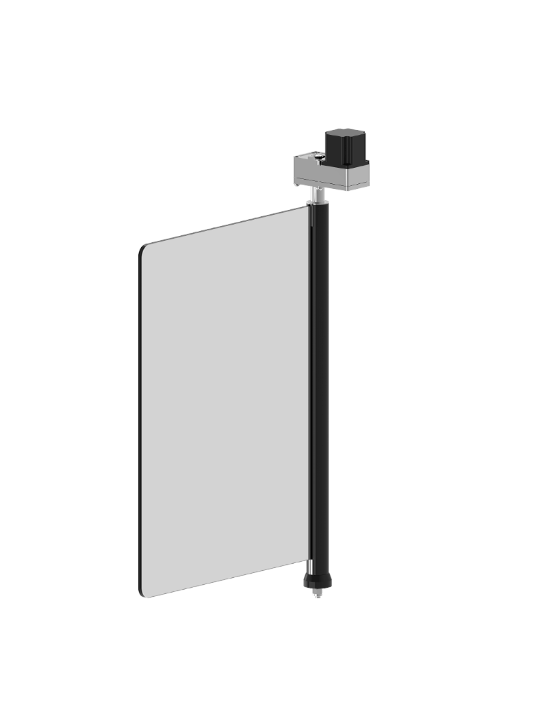 ZKTECO SATURNS1000 - Barrera Peatonal Tipo Swing Bidireccional / Equipada con un motor DC brushless / Hasta 3 millones de ciclos / Acero SPCC laminado en frío / Vidrio templado 2.5D #NEWZK1