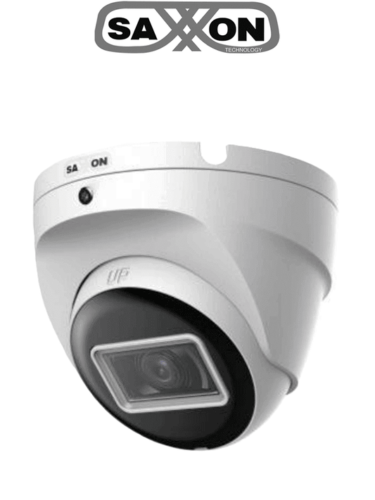 SAXXON SUA-HAC-T20M-0280B- Cámara Turret de 2 Megapíxeles 1080P/ Lente de 2.8 mm con Apertura de Hasta 100°/ Cámara Metálica #SAXI