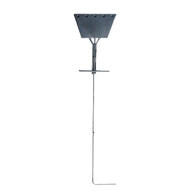Ancla tipo Paleta con Redondo 3/4"  placa de 1/2"  195 cm de Largo  Galvanizado por Inmersión en Caliente.