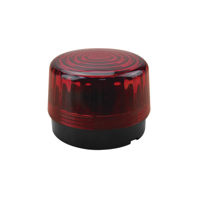 Luz Estroboscópica LED (35) / Patrones de Parpadeo Ajustables / 8 Patrones / Batería de Respaldo / 12-24 Vcc/Vca / Resistente al Clima IP66/IP55