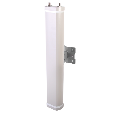 Antena Sectorial de 70° de Apertura en 2.4 GHz de 14 dBi  de Ganancia  Con 2 Conectores N-Hembra  Polaridad Cruzada