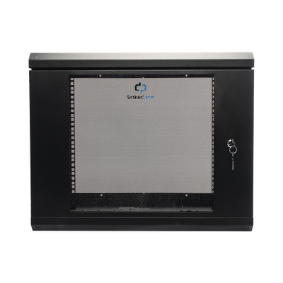 Gabinete de Pared de 9U con Puerta de Cristal Templado  479.5 mm de Profundidad  Rack de 19    Acero Reforzado Gris Mate