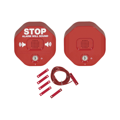 Alarma multifunción Exit Stopper® con bocina remota  para puertas dobles