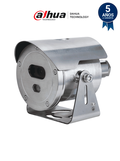 DAHUA DH-ECA2A1400-HN  Cámara  Bullet Antiexplosiva  4MP/ Lente 4mm/ Starlight/ SMD/ IR 30 metros/ Smart H.265+/ Min. iluminación 0.005 lux/ Detección de Humanos/ PoE/ IP68. Certificación ATEX e IECEx/ #LONUEVO