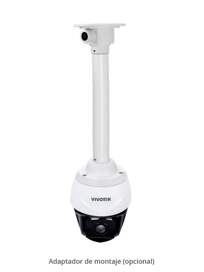 VIVOTEK SD9384-EHL - Cámara IP PTZ Exterior 5 MP con Zoom Óptico 30x  Smart IR 200m y Tracking  Protección Nema4X/IP66/IK10  EIS  WDR Pro con ciberseguridad Trend Micro  Camera Link y certificado NDAA  ONVIF  Deep Search
