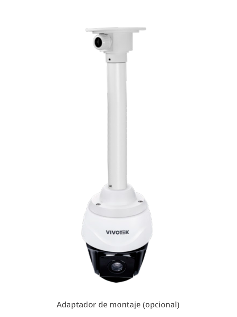 VIVOTEK SD9384-EHL - Cámara IP PTZ Exterior 5 MP con Zoom Óptico 30x  Smart IR 200m y Tracking  Protección Nema4X/IP66/IK10  EIS  WDR Pro con ciberseguridad Trend Micro  Camera Link y certificado NDAA  ONVIF  Deep Search