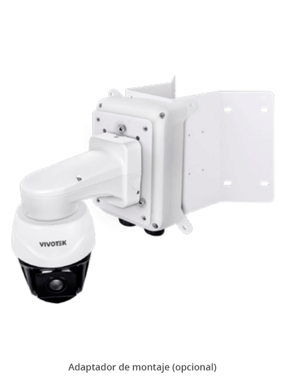 VIVOTEK SD9384-EHL - Cámara IP PTZ Exterior 5 MP con Zoom Óptico 30x  Smart IR 200m y Tracking  Protección Nema4X/IP66/IK10  EIS  WDR Pro con ciberseguridad Trend Micro  Camera Link y certificado NDAA  ONVIF  Deep Search