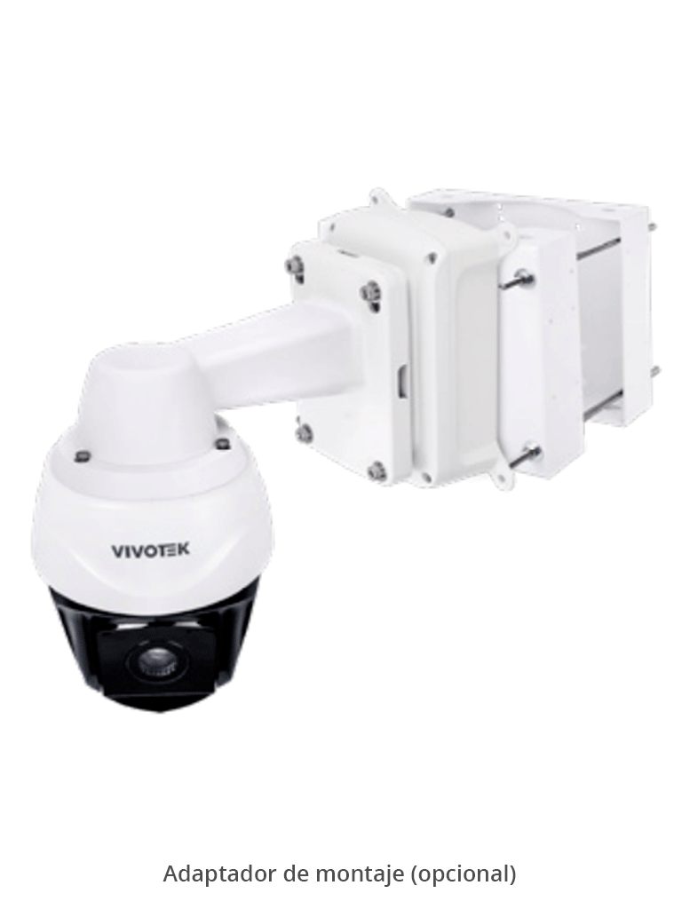 VIVOTEK SD9384-EHL - Cámara IP PTZ Exterior 5 MP con Zoom Óptico 30x  Smart IR 200m y Tracking  Protección Nema4X/IP66/IK10  EIS  WDR Pro con ciberseguridad Trend Micro  Camera Link y certificado NDAA  ONVIF  Deep Search