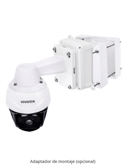 VIVOTEK SD9384-EHL - Cámara IP PTZ Exterior 5 MP con Zoom Óptico 30x  Smart IR 200m y Tracking  Protección Nema4X/IP66/IK10  EIS  WDR Pro con ciberseguridad Trend Micro  Camera Link y certificado NDAA  ONVIF  Deep Search
