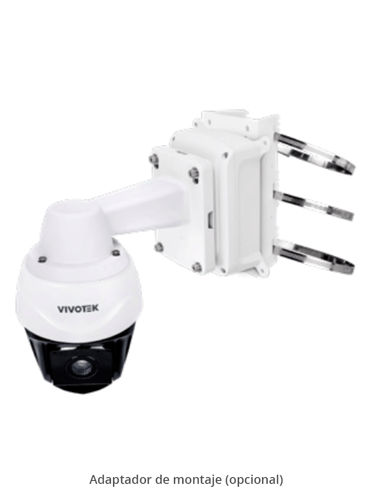 VIVOTEK SD9384-EHL - Cámara IP PTZ Exterior 5 MP con Zoom Óptico 30x  Smart IR 200m y Tracking  Protección Nema4X/IP66/IK10  EIS  WDR Pro con ciberseguridad Trend Micro  Camera Link y certificado NDAA  ONVIF  Deep Search