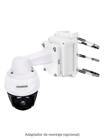 VIVOTEK SD9384-EHL - Cámara IP PTZ Exterior 5 MP con Zoom Óptico 30x  Smart IR 200m y Tracking  Protección Nema4X/IP66/IK10  EIS  WDR Pro con ciberseguridad Trend Micro  Camera Link y certificado NDAA  ONVIF  Deep Search