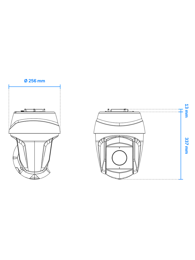 VIVOTEK SD9384-EHL - Cámara IP PTZ Exterior 5 MP con Zoom Óptico 30x  Smart IR 200m y Tracking  Protección Nema4X/IP66/IK10  EIS  WDR Pro con ciberseguridad Trend Micro  Camera Link y certificado NDAA  ONVIF  Deep Search