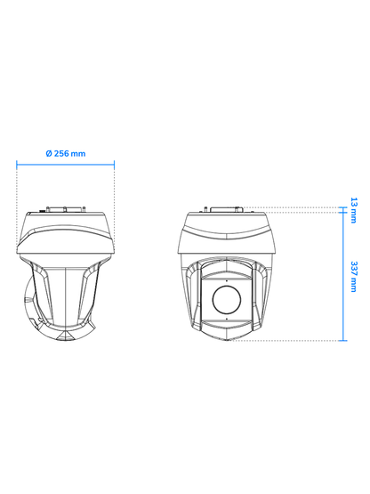 VIVOTEK SD9368-EHL - Cámara IP PTZ Exterior de 2 MP  con Zoom Óptico 40x  también con Smart IR 250m  Protección Nema4X/IP66/IK10  EIS  WDR Pro  Smart Tracking y Ciberseguridad Trend Micro  certificado NDAA  ONVIF y Deep Search.