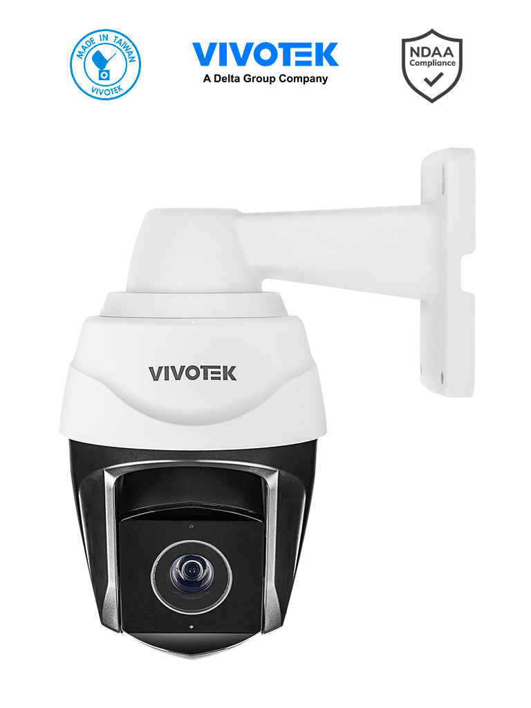 VIVOTEK SD9368-EHL - Cámara IP PTZ Exterior de 2 MP  con Zoom Óptico 40x  también con Smart IR 250m  Protección Nema4X/IP66/IK10  EIS  WDR Pro  Smart Tracking y Ciberseguridad Trend Micro  certificado NDAA  ONVIF y Deep Search.