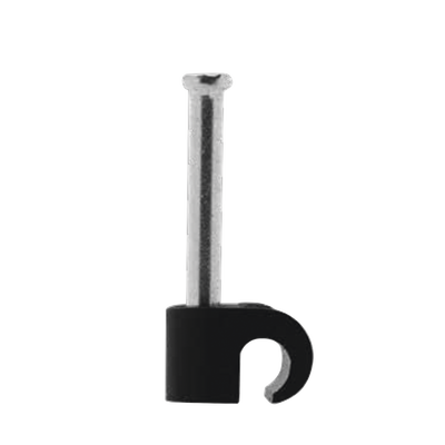Grapa negra para Fibra óptica redonda de 3 mm (100pzs) (3101-00400)