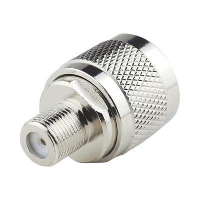 Adaptador N Macho a F Hembra   Niquel/ Oro/ Teflón