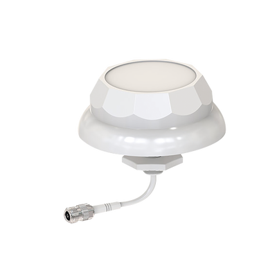 Antena tipo domo  frecuencia (2.4 GHz)   ganancia de 3 dBi  conector N-hembra  perfecto para oficina o edificio
