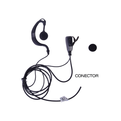 Micrófono - audífono de solapa ajustable al oído para KENWOOD TK3230/ 3000/ 3402/ 3312/ 3360/ 3170  NX240/ 340/ 220/ 320/ 420