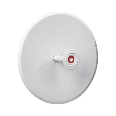 Antena direccional para C5x  B5X  B6X y C6X Doble polaridad 45 ° y 90 °  4.9 - 6.5 GHz  2 ft  Ganancia de 30 dBi  Montaje incluido