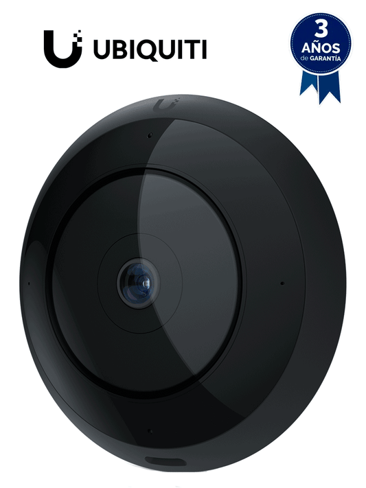 UBIQUITI UVC-AI-360 - Camara fisheye con función de PTZ de 4MP 360°   IR de 9 metros   IA avanzada: detecta personas  lee matrículas  audio bidireccional   POE +   Exterior/Interior   Antivandalica.