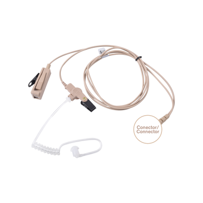 Kit de Micrófono-Audífono profesional de 2 cables para KENWOOD NX-340/320/420  TK-3230/3000/3402/3312/3360/3170