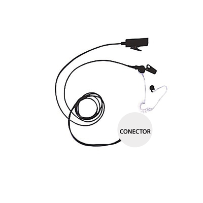 Kit de Micrófono-Audífono profesional de 2 Cables para KENWOOD NX-200/300/410/5000  TK-480/2180/3180