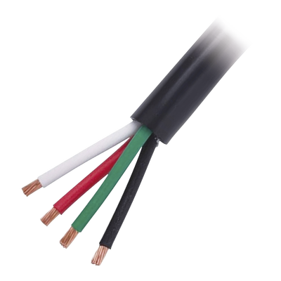 Cable Eléctrico de Uso Rudo 4 Hilos Calibre 18 AWG  Hasta 600 V. Rollo de 100 m.