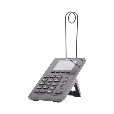 Teléfono IP para Call Center para 2 lineas SIP con soporte para diadema  pantalla LCD de 2.8 pulgadas a color  PoE